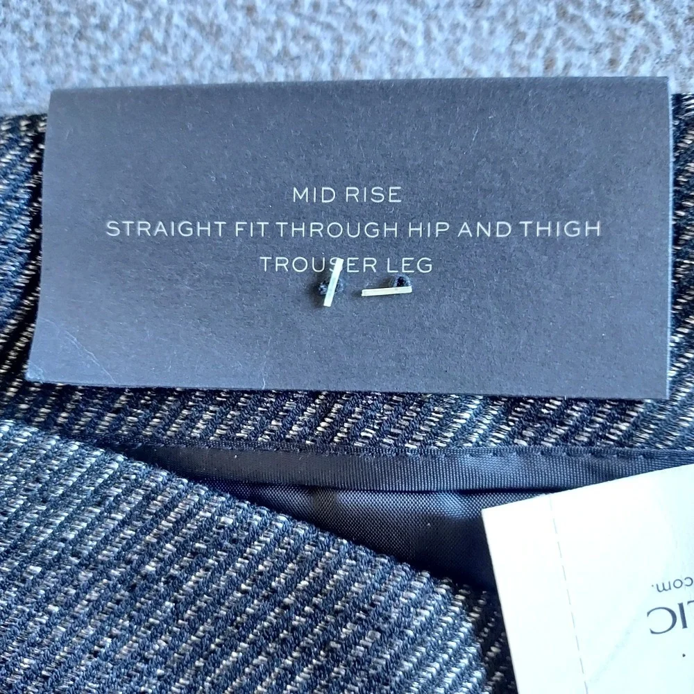 NWT Banana Republic Women's Size 12 Logan Gray Pants Business‎ Casual $110.00